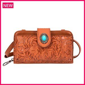 Small Crossbody Bag with Adjustable Strap, Phone Pocket, Card Slots